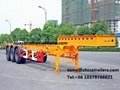 China Trailers 30ft Container Trailer for sale with cheap price and high quality 2