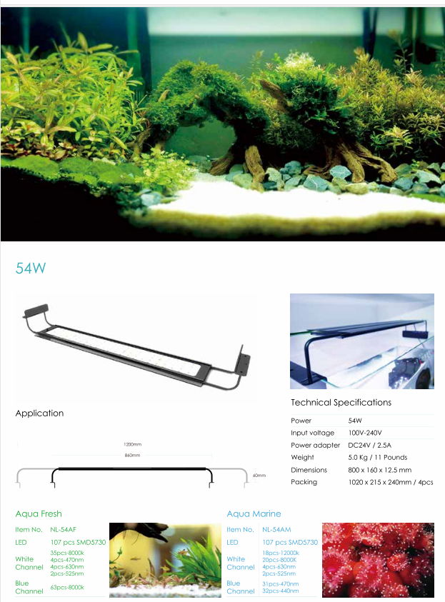 Aquarium LEDs 54W For Freshwater And Saltwater Tanks 4