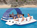 Inflatable Island Floating Raft Water Lounge Boat Lake 6 Person Pool Party Float 5