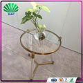 New Fashion Acrylic Coffee table Small Round Table Home Furniture Metal Table