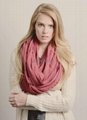 Soft Solid Color Cable Circle Infinity Loop Scarf Wholesale 2