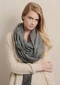 Soft Solid Color Cable Circle Infinity Loop Scarf Wholesale 3