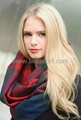 Winter Checked Acrylic Infinity Circle Loop Scarf China Supplier 1