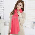 Soft Warm Plain Acrylic Pashmina Scarf Shawl Wraps Supplier