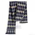 Super Soft Winter Striped Plaid Men Scarf Wrap Wholesale 1