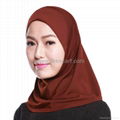 Soft Spring Autumn Plain Color Muslim Hijab Scarf Supplier 3