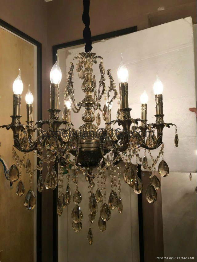 68813 series .Crystal Candle Chandelier(zinc alloy) 4
