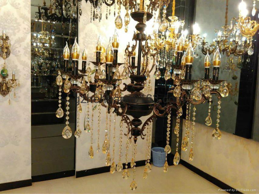 68819 series .Crystal Candle Chandelier(zinc alloy) 5