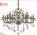 68613 series.Crystal Candle Chandelier(zinc alloy) 1