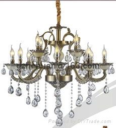 68613 series.Crystal Candle Chandelier(zinc alloy) 2