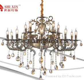 68841 series.Crystal Candle  Chandelier(zinc alloy) 3