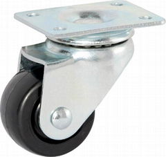 Light-Duty Hard Rubber Caster