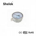 Stainless steel manometer oil fiied pressure gauge 2