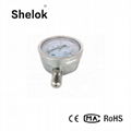 Stainless steel manometer oil fiied pressure gauge 3