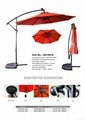 Catilever Solar light umbrella
