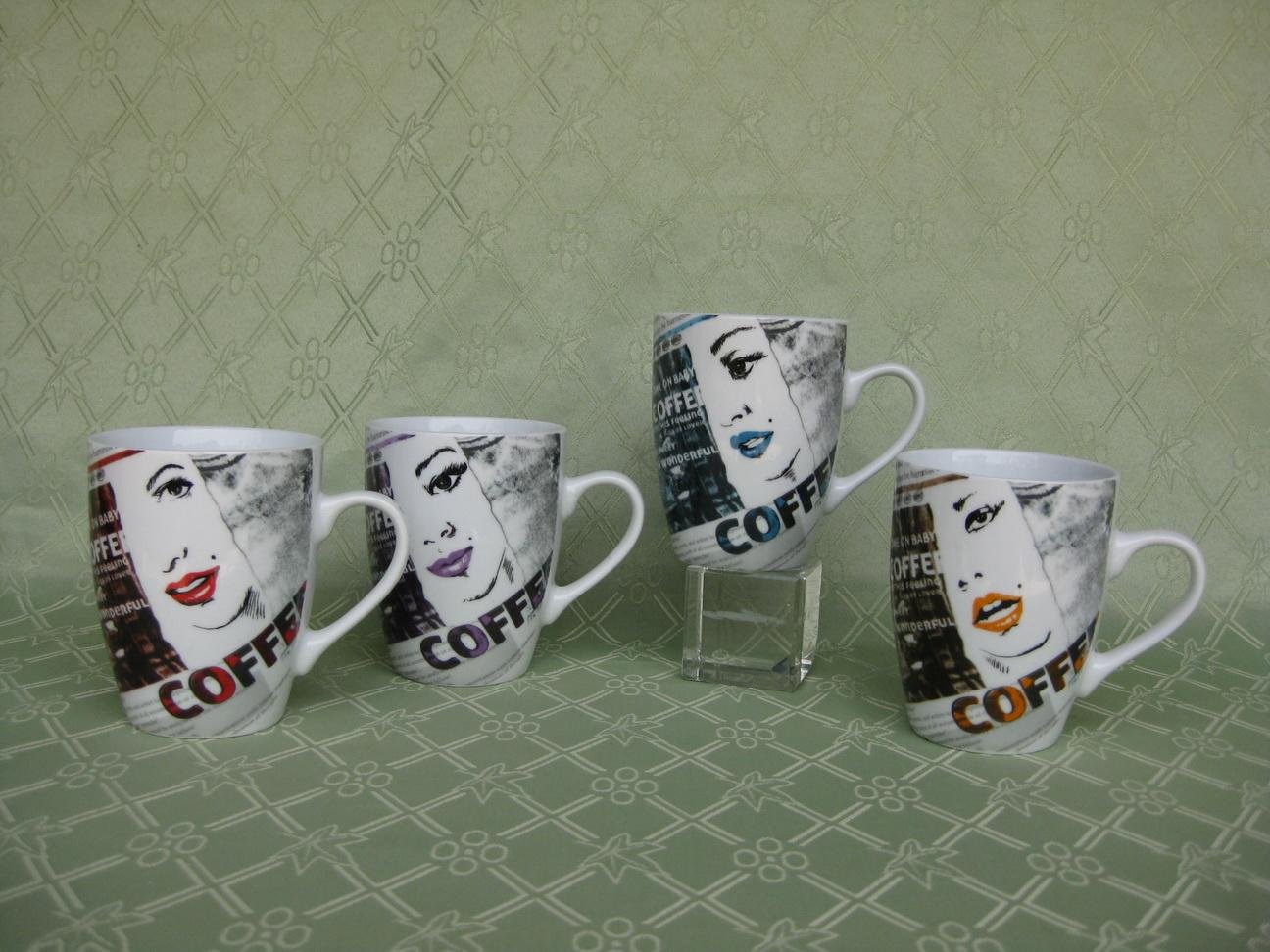 Different Lipstick Ceramic Coffee Mug