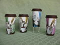 Ceramic Coffee Mug With Castle and Coffee Pot 2