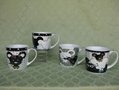 White And Black Cat Ceramic Coffee Mug 4