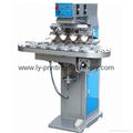 LY 4 color pad printing machinery with conveyor