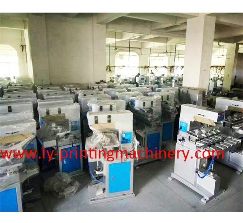 LY 4 color pad printing machinery with conveyor 3