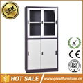 Two Glass Sliding Door Steel File Cabinet With Price