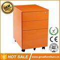 Office Equipment A4 File Cabinet 3 Drawer Mobile Pedestal 1