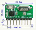 帶解碼無線模塊低功耗超外差模塊 J06B+ 5