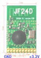 2.4G无线模块双向传输收发一体模块JF24D