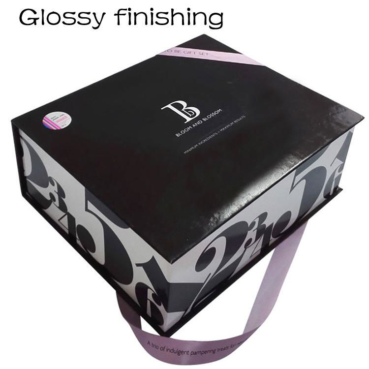 black gift boxes wholesale empty gift boxes 5