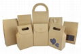 customized kraft paper bags with PVC