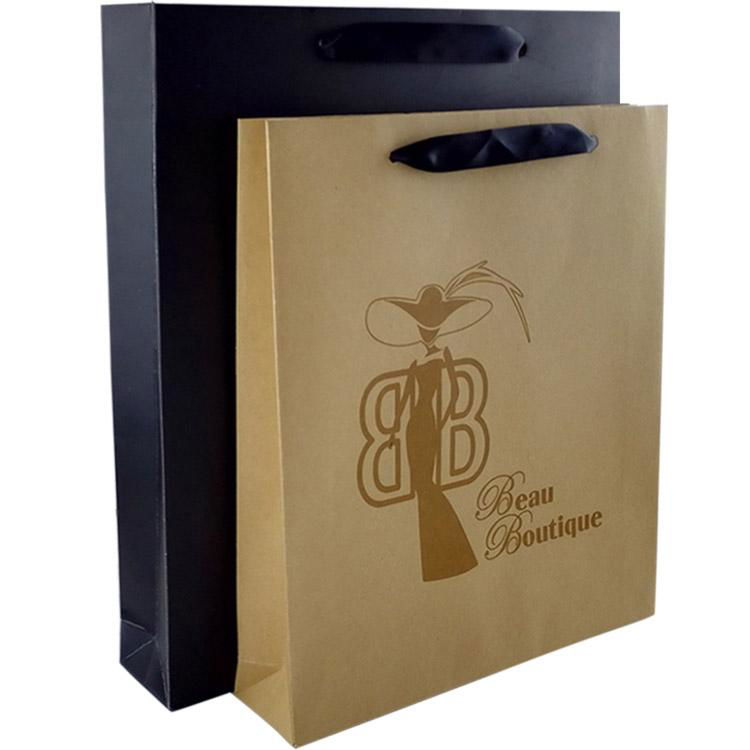 customized 170gsm Brown Kraft Paper Bag 5