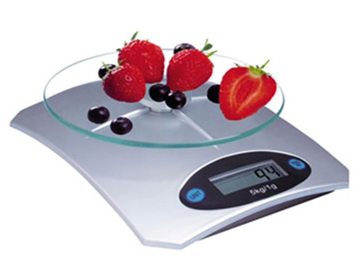 2PCS 3V Dry Battery Digital Kitchen Scale OEM Colors Are Avaliable 