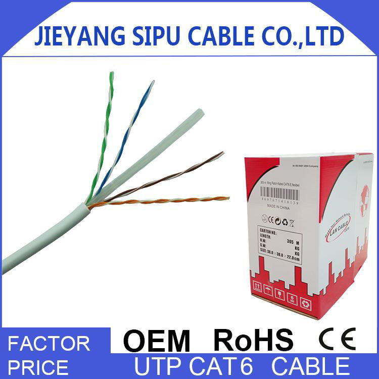 OEM utp cat6 lan cable 305m 3