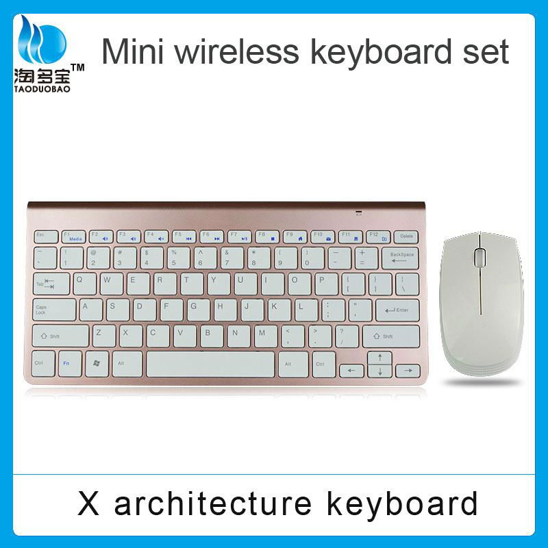 Smart tv wireless keyboard and mouse combo for pc laptop 2
