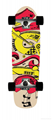 HBD-Y Canadian Maple Fish Skateboard Blank 4
