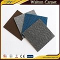 Self-Adhesive Ribbed Non-Woven Peel and Stick Carpet Tiles 12X12 Inch 3