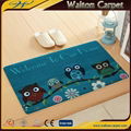 Custom Logo Printed Anti Slip Entrance Door Mat OEM Carpet and Rug