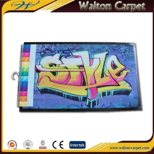 Wholesale HD Logo Printed Nonwoven Surface Flooring Door Mat for Entrance 4
