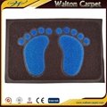 Anti Dust Loop Coil Durable Cushion Door Mat Entrance PVC Floor Doormat