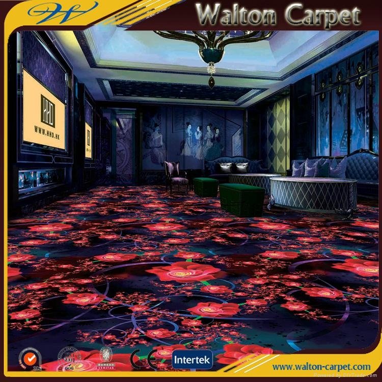 Commercial Wall to Wall Luxury Carpet Tufted Pile Floor Rug for Casino 4