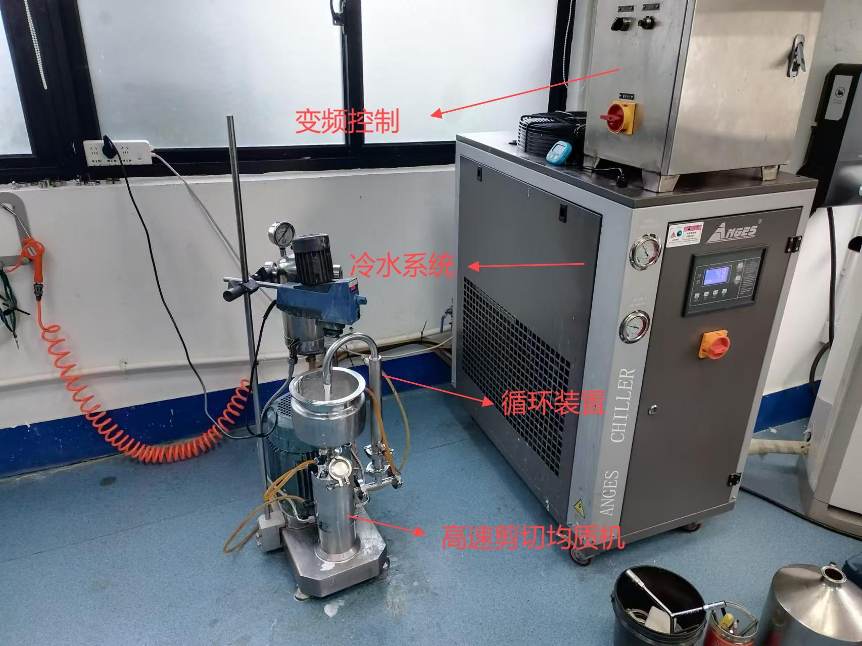 布地奈德雾化混悬液高速纳米分散机