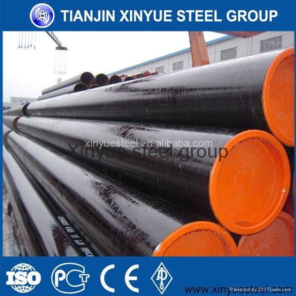 Tianjin factory High quality API 5L  ERW steel pipe