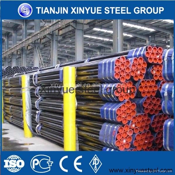 Tianjin factory High quality API 5L  ERW steel pipe 4