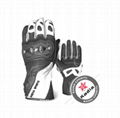 Motor bike knuckle gloves