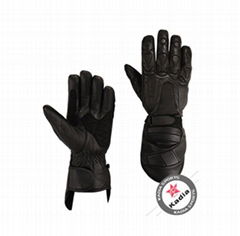 LEATHER MADE MOTORBIKE GLOVES