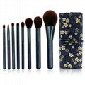 8pcs Makeup Brushes Set with Cloth Bag for Contour Eyeshadow Eyebrow Powder 3