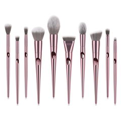 10Pcs Beauty Makeup Brushes Set Cosmetic Foundation Powder Blush Eye Shadow