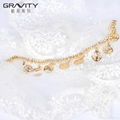 SLOG0019 Shenzhen Gravity best selling brass jewelry dubai gold plated bracelets 3