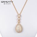 China luxury style dubai 18 carat gold plated jewellry sets with cubic zirconia 3