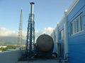 Corrosion-resist FRP fiberglass chimney